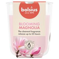 Žvakė, aromatinė Bolsius Blooming Magnolia, 25 h, Rožinė