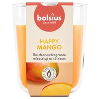 Žvakė, aromatinė Bolsius Happy Mango, 45 h, Oranžinė