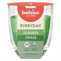 Žvakė, aromatinė Bolsius Summer Grass, 21 h, Žalia