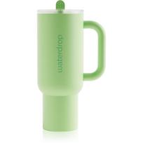 Waterdrop Explorer Tumbler nerūdijančiojo plieno puodelis su šiaudeliu Green 1100 ml