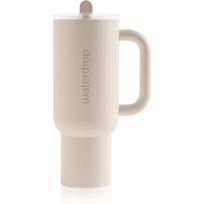 Waterdrop Explorer Tumbler nerūdijančiojo plieno puodelis su šiaudeliu White 1100 ml