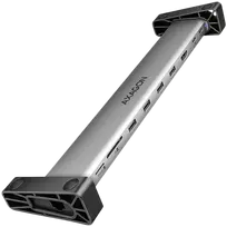AXAGON HMC-10HLS, USB 5Gb/s šakotuvas, 4x USB-A, HDMI 4K/60Hz, RJ-45, SD/microSD, PD 100W, 25 cm USB-C kabelis