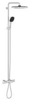 Grohe Vitalio Comfort – dušo rinkinys su vonios termostatu, 25x25 cm, 2 srovių tipai, chromas 26984001