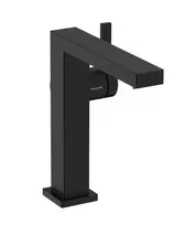 Hansgrohe Tecturis E – praustuvo maišytuvas su „Push-Open“ išleidimo komplektu, „CoolStart“, „EcoSmart“, juodas matinis 73042670