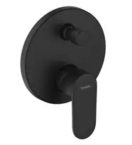 Hansgrohe Vernis Blend – į sieną įmontuojamas vonios maišytuvas, matinis juodas 71467670
