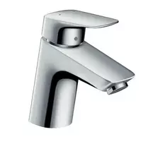 Hansgrohe Logis – vienos rankenos maišytuvas 70, su išleidimo komplektu Push-Open, chromuotas 71077000
