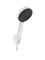 Hansgrohe Pulsify S – dušo galvutės rinkinys, 1 srove, laikiklis ir žarna 125 cm, balta matinė 24301700