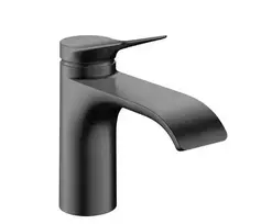 Hansgrohe Vivenis – praustuvo maišytuvas, EcoSmart, CoolStart, šlifuotas juodas chromas 75015340