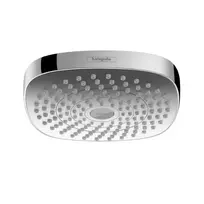 Hansgrohe Croma Select E – dušo galvutė, 18 cm, 2 srove, chromuota 26524000