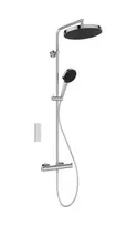 Ideal Standard Ceratherm T125+ – dušo komplektas su termostatu, skersmuo 30 cm, 3 srovių tipai, chromas A7689AA