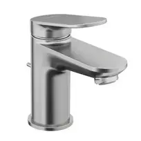 Duravit Wave – praustuvo maišytuvas su išleidimo komplektu, šlifuotas nerūdijantis plienas WA1010001070