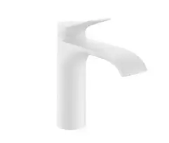 Hansgrohe Vivenis – praustuvo maišytuvas su išleidimo vožtuvu, EcoSmart, CoolStart, matinis baltas 75023700
