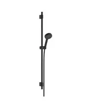Hansgrohe Activera Select S – rankinis dušas, strypas ir žarna, 2 srovių tipai, EcoSmart, matinis juodas 28050670