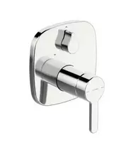 Hansa Designo – vonios kambario vienos rankenos maišytuvas – įmontuojamas, perjungiklis 2 vartotojams, chromas 81113593