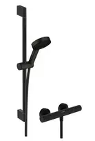 Hansgrohe Pulsify Select S – dušo rinkinys su termostatu, 3 srovių tipai, EcoSmart, matinė juoda 24272670