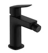 Hansgrohe Logis – bidė maišytuvas su išleidimo komplektu, EcoSmart, juodas matinis 71201670