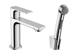 Hansgrohe Rebris E – praustuvo maišytuvas su bidė dušo galvute, chromas 72216000