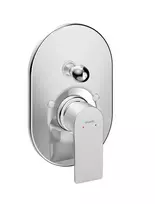 Hansgrohe Rebris E – į sieną įmontuojamas vonios maišytuvas, chromuotas 72459000