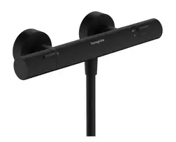Hansgrohe Ecostat Fine – termostatinis dušo maišytuvas, juodas matinis 13324670