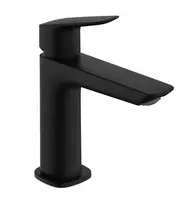 Hansgrohe Logis – praustuvo maišytuvas su išleidimo komplektu, EcoSmart, juodas matinis 71251670