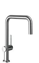 Hansgrohe M54 – kriauklės maišytuvas Talis, EcoSmart, chromuotas 72844000