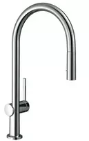 Hansgrohe M54 – kriauklės maišytuvas Talis, su ištraukiamu dušu, EcoSmart, chromuotas 72842000