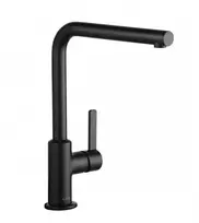 Kludi L-ine S – kriauklės maišytuvas, juodas matinis 408033975