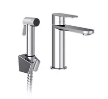 Ravak Chrome II – praustuvo maišytuvas su bidė dušu, chromas X070450