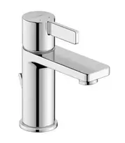 Duravit D-Neo – praustuvo maišytuvas su išleidimo komplektu, chromas DE1010001010
