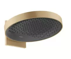 Hansgrohe Rainfinity – dušo galvutė 360 su jungtimi, 1 srauto tipas, šlifuotas bronzos spalvos 26230140