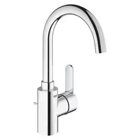 Grohe Eurostyle Cosmopolitan – praustuvo maišytuvas su pasukamu išliejimo vamzdžiu ir išleidimo komplektu, chromuotas 23043003