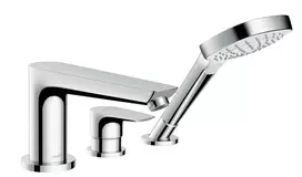 Hansgrohe Talis E – vonios maišytuvas vonios kraštui, 3 skylių montavimas, chromas 71731000
