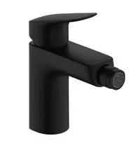 Hansgrohe Logis – bidė maišytuvas su išleidimo komplektu, matinis juodas 71200670