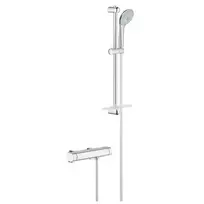 Grohe Grohtherm 2000 – termostatinis dušo maišytuvas, dušo komplektas 60 cm, chromuotas 34195001