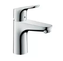 Hansgrohe Focus E2 – praustuvo vienos rankenos maišytuvas 100 CoolStart, su išleidimo komplektu, chromuotas 31621000