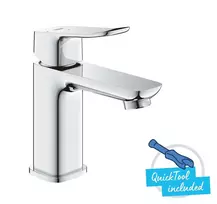 Grohe Dice – praustuvo maišytuvas su „Push-Open“ išleidimo komplektu, šaltas paleidimas, chromas 1018610000