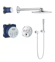 Grohe SmartControl Perfect – dušo komplektas su paslėpta armatūra 310, chromuotas 34709000