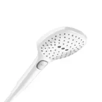 Hansgrohe Raindance Select E – dušo galvutė 120 3jet, balta matinė 26520700