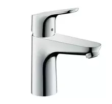 Hansgrohe Focus – vienos rankenos maišytuvas praustuvui 100 CoolStart, be išleidimo komplekto, chromuotas 31509000