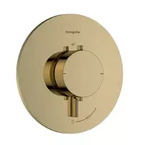 Hansgrohe Ecostat Comfort S – į sieną įmontuojamas dušo maišytuvas, su termostatu, poliruotas auksinis 33714990