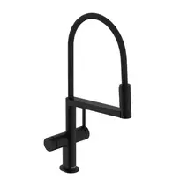 Hansgrohe Talis Select M54 PowderSpray – kriauklės maišytuvas su lanksčiu rankenėle ir dušo galvute, EcoSmart, matinis juodas 72861670