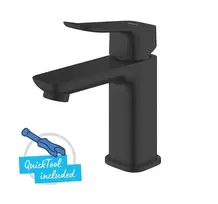 Grohe Dice – praustuvo maišytuvas su „Push-Open“ išleidimo komplektu, šaltas paleidimas, matinis juodas 1018612430