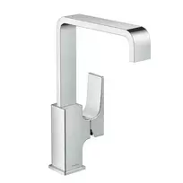 Hansgrohe Metropol – praustuvo vienos rankenos maišytuvas 230 su išleidimo komplektu Push-Open, chromuotas 32511000