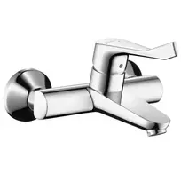 Hansgrohe Focus E2 – praustuvo maišytuvas su vienu rankenėle ir ypač ilga rankena, chromuotas 31913000