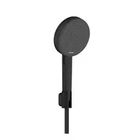 Hansgrohe Raindance Alive Select S – rankinis dušas, laikiklis ir žarnos rinkinys, 3 srovių tipai, EcoSmart, matinis juodas 24611670