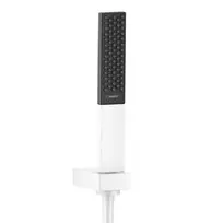 Hansgrohe Rainfinity – dušo galvutės rinkinys 100, 1jet, su strypu ir 1,25 m žarna, balta matinė 26857700