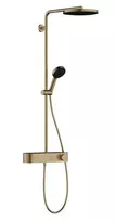 Hansgrohe Pulsify S – dušo rinkinys su termostatu, skersmuo 26 cm, 3 srovių tipai, šlifuotas bronzos spalvos 24220140