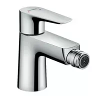 Hansgrohe Talis E – bidė maišytuvas su išleidimo komplektu Push-Open, chromuotas 71721000
