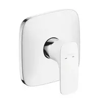 Hansgrohe PuraVida – vienos rankenos dušo maišytuvas – įmontuojamas, baltas / chromuotas 15665400