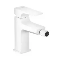 Hansgrohe Metropol – bidė maišytuvas su išleidimo komplektu Push-Open, balta matinė 32520700